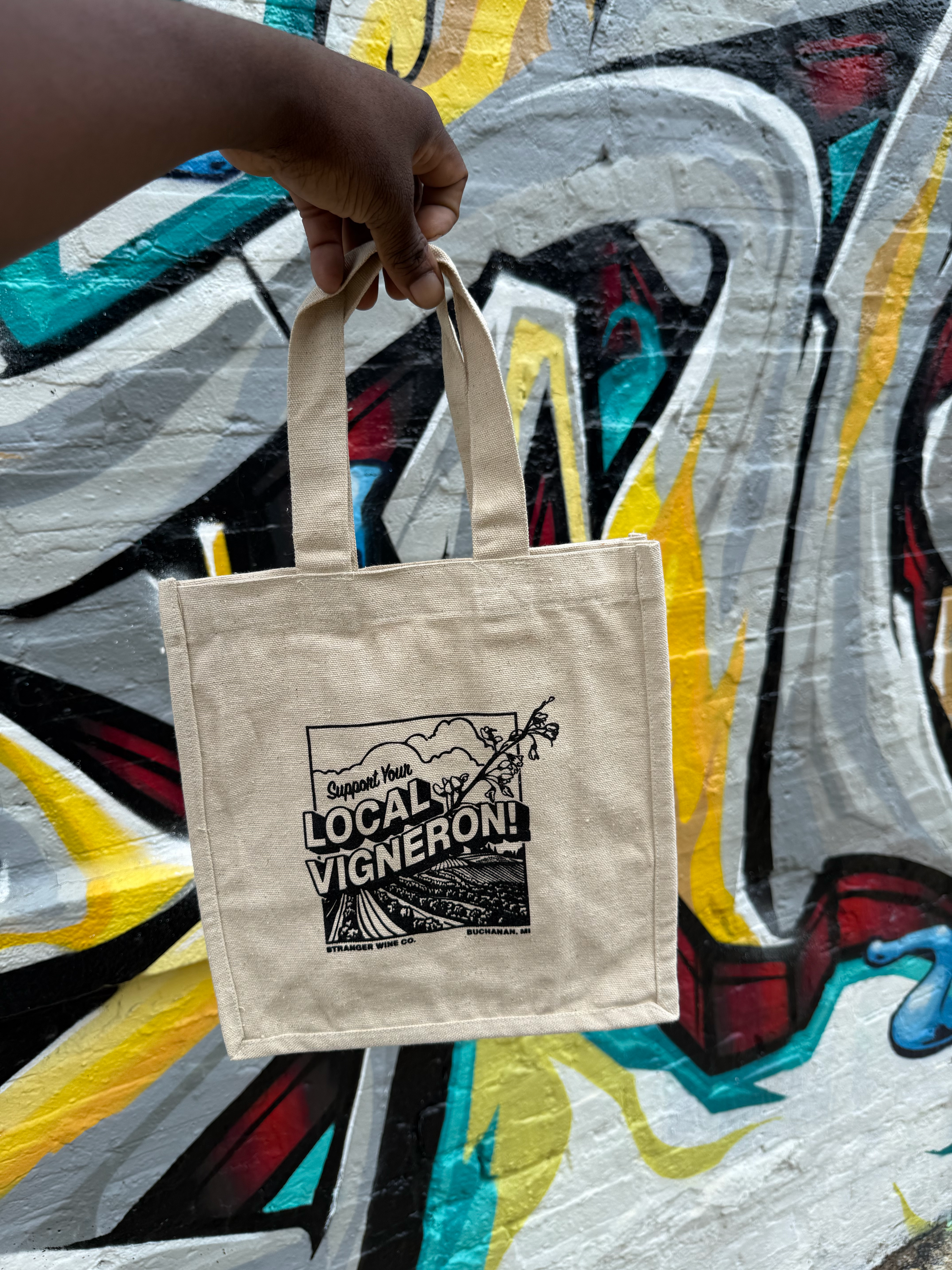 Stranger Wine Co. tote bag